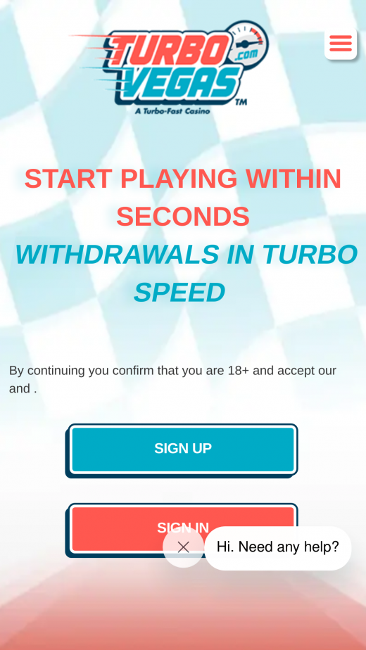 TurboVegas mobil screenshots