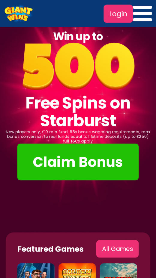 Giant Casino mobil screenshots