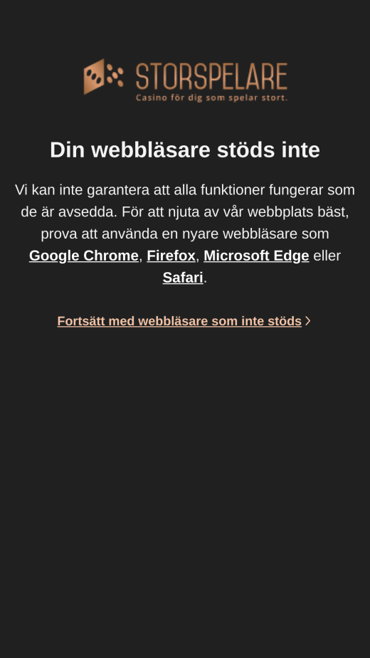 Storspelare mobil screenshots