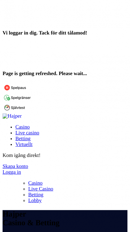 Hajper mobil screenshots