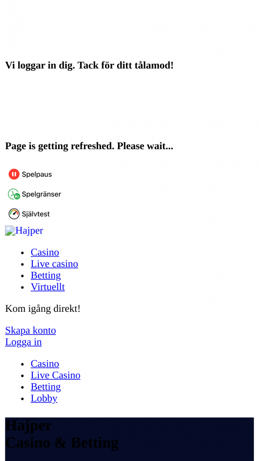 Hajper mobil screenshots