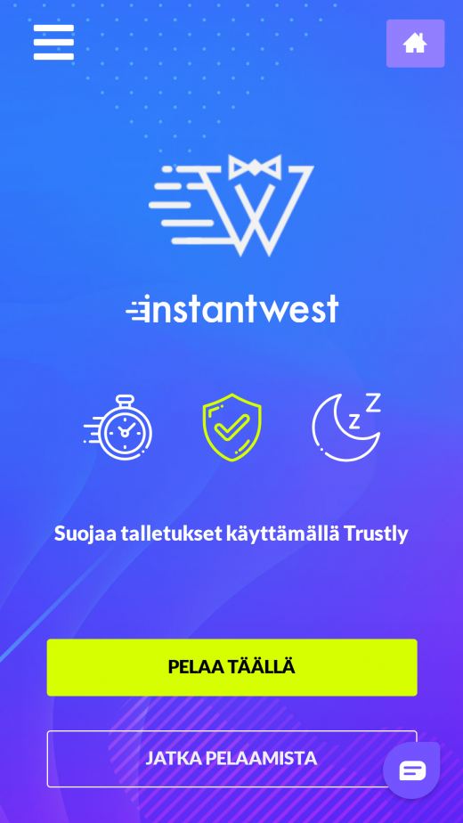 InstantWest mobil screenshots