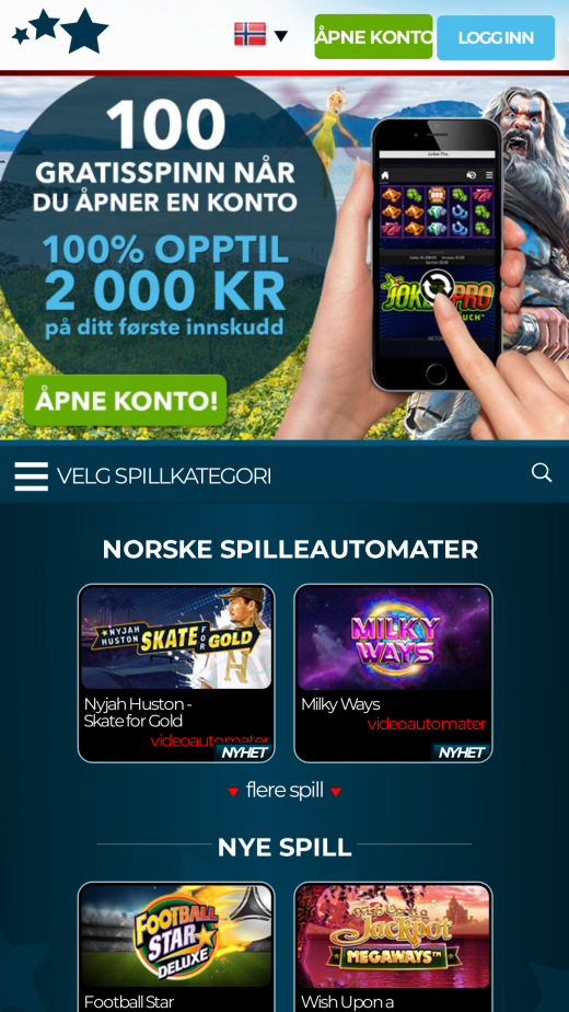 Norske Automater mobil screenshots