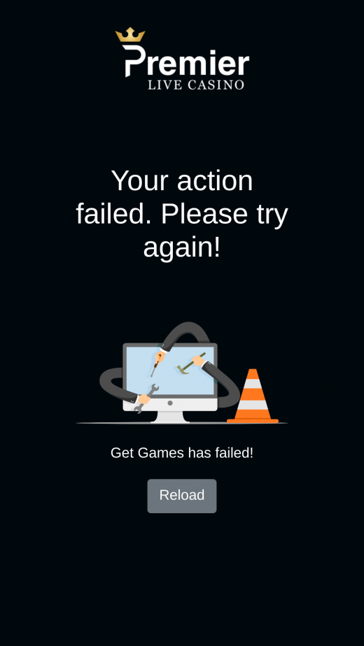 PremierLiveCasino mobil screenshots