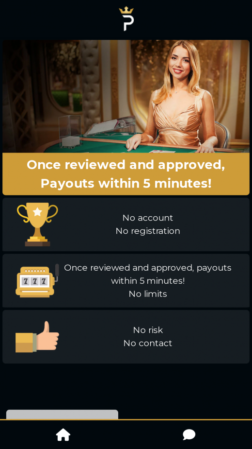 PremierLiveCasino mobil screenshots