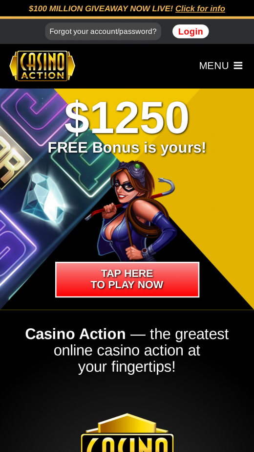 Casino Action mobil screenshots