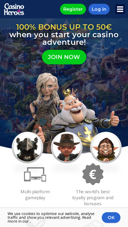 Casino Heroes mobil screenshots