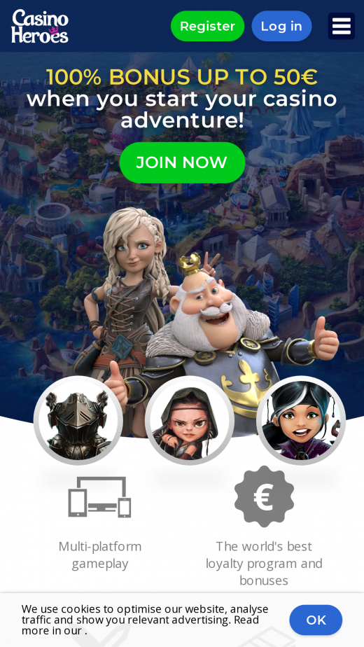 Casino Heroes mobil screenshots