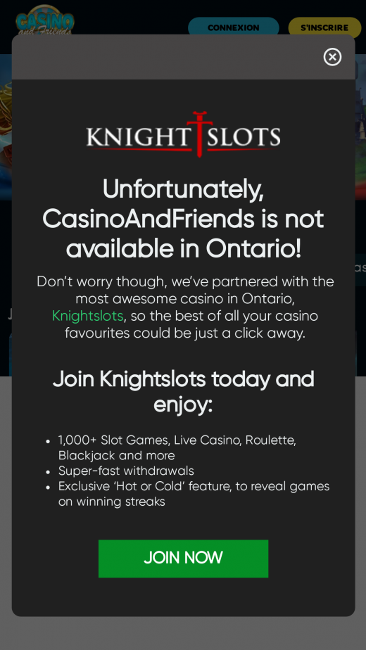 CasinoAndFriends mobil screenshots