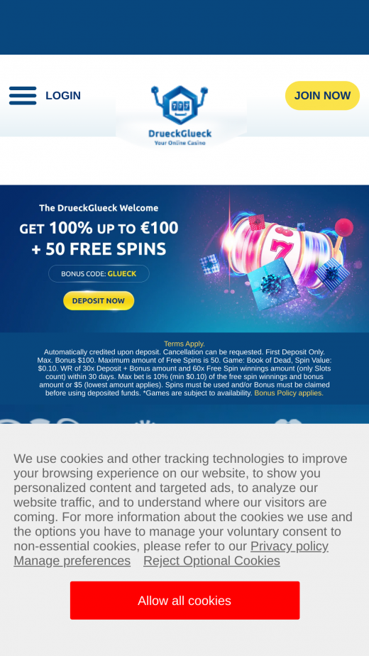 DrückGlück mobil screenshots