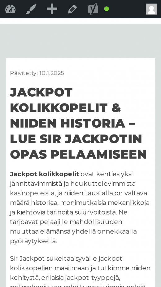 Sir Jackpot mobil screenshots