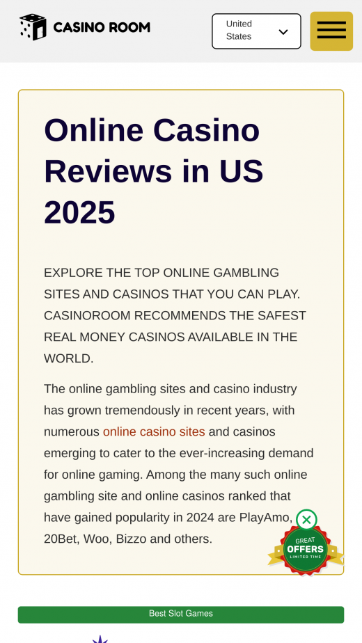 Casino Room mobil screenshots