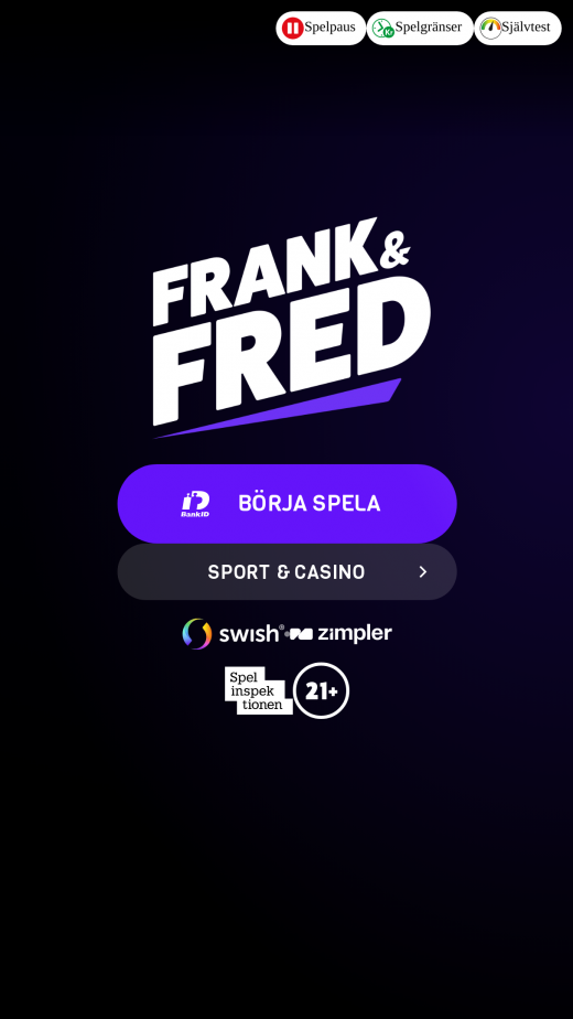 Frank & Fred Casino mobil screenshots