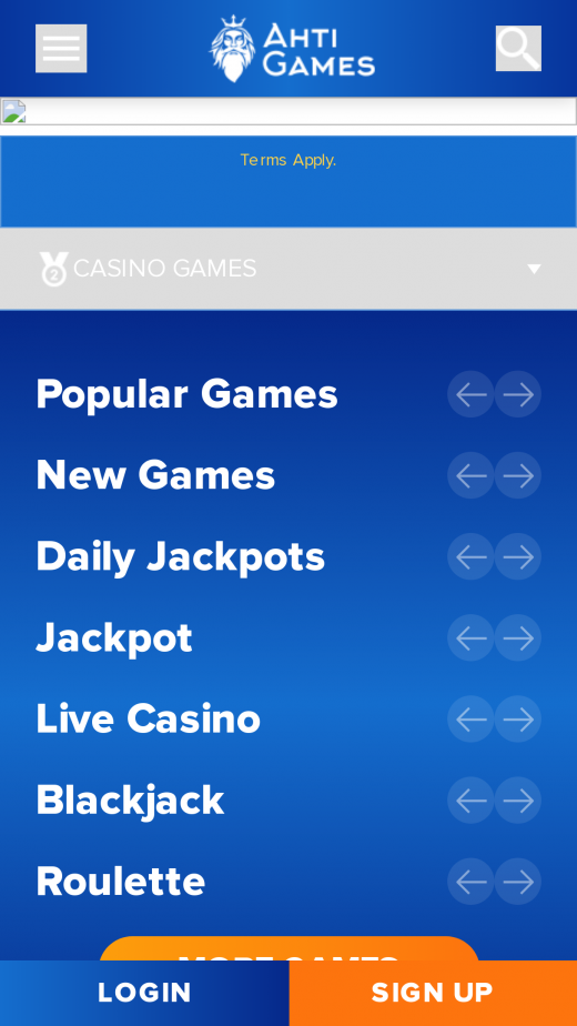 AHTI Games mobil screenshots