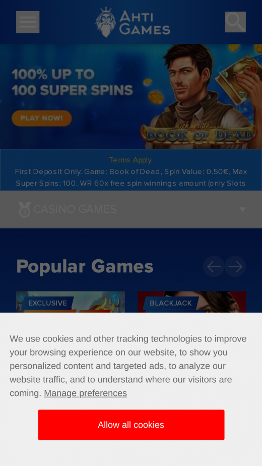 AHTI Games mobil screenshots